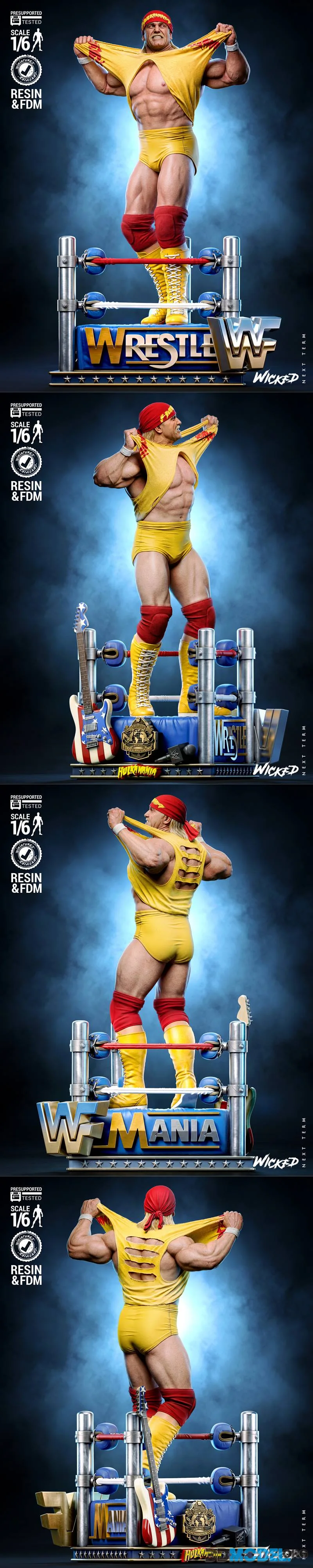 Wicked - Hulk Hogan Sculpture – Printable