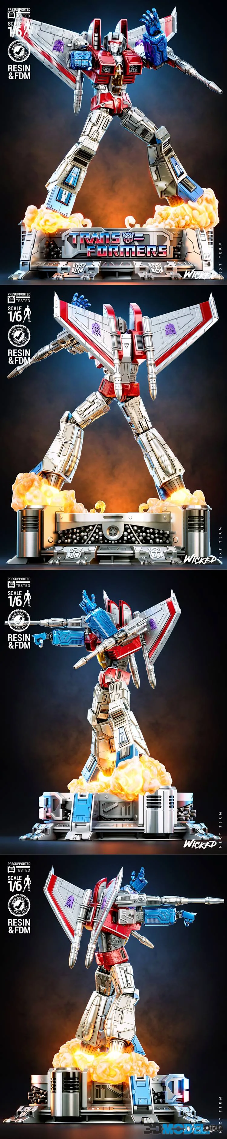 Wicked - Starscream Sculpture – Printable