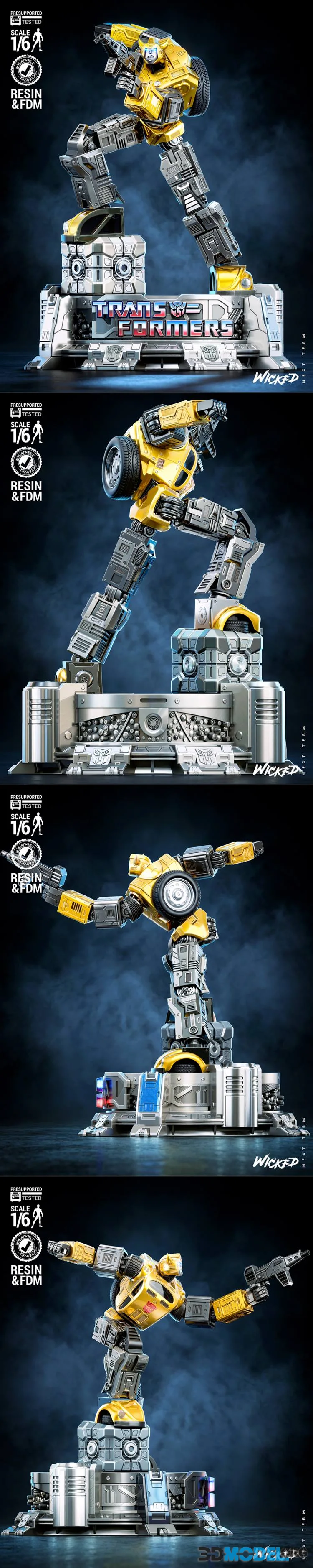 Wicked - Bumblebee Sculpture – Printable