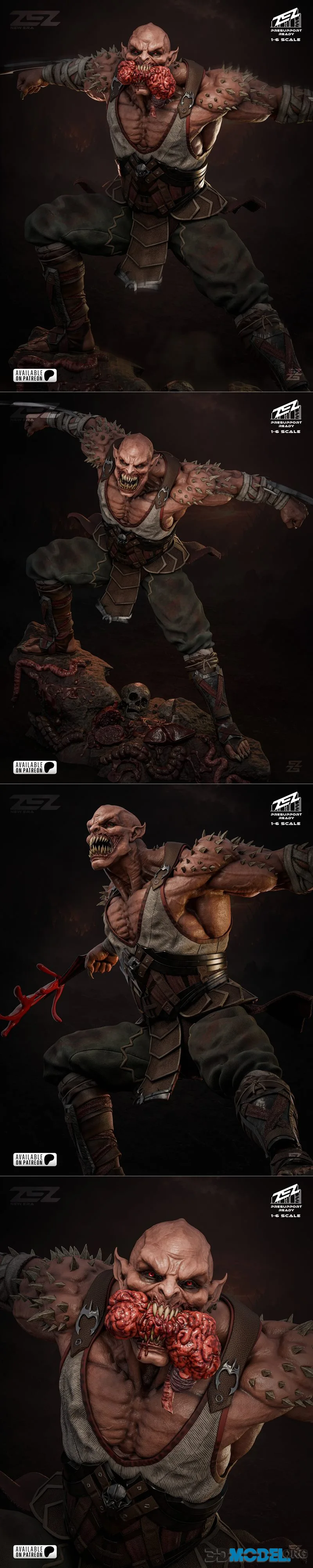 ZEZ Studio - Baraka Statue and Bust – Printable