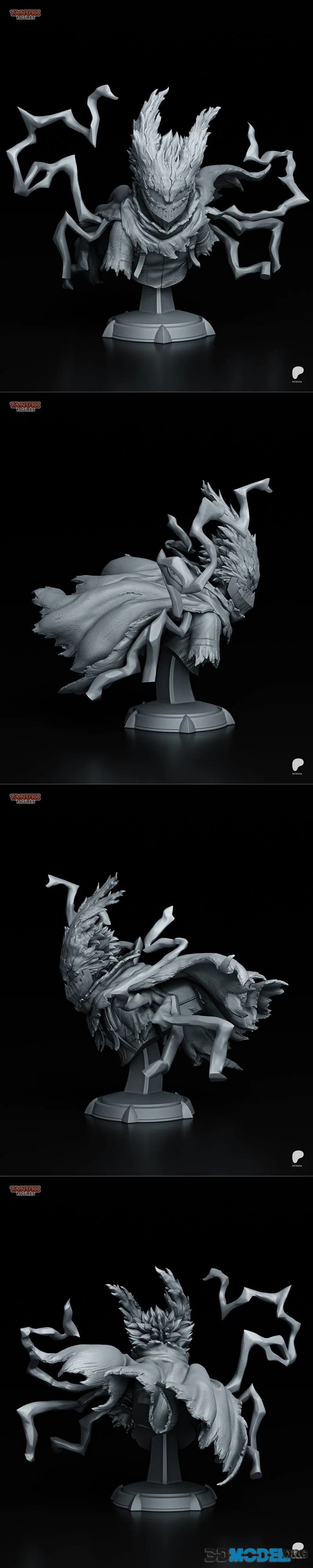 Tanuki Figures - Deku - My Hero Academia Bust – Printable