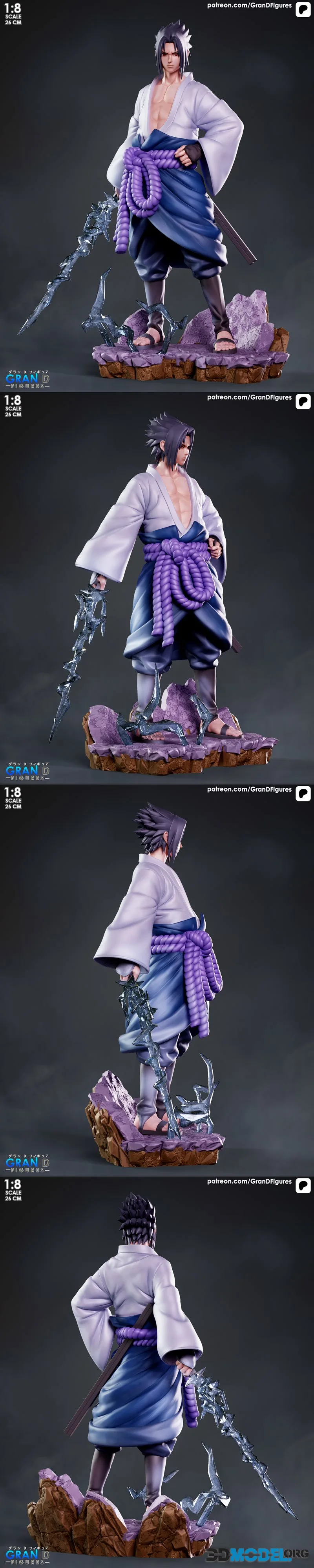 Gran D. Figures - Sasuke – Printable