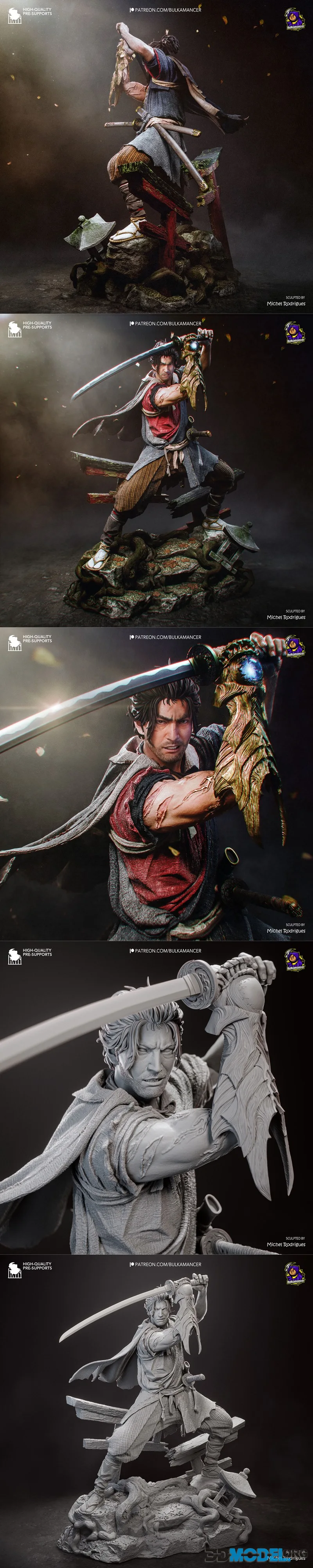 Bulkamancer Sculpts - Miyamoto Musashi – Printable