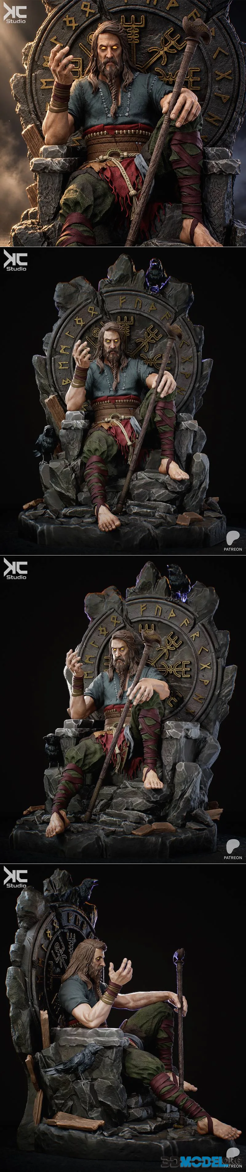 KcStudio - Tyr - God of War Fanart – Printable
