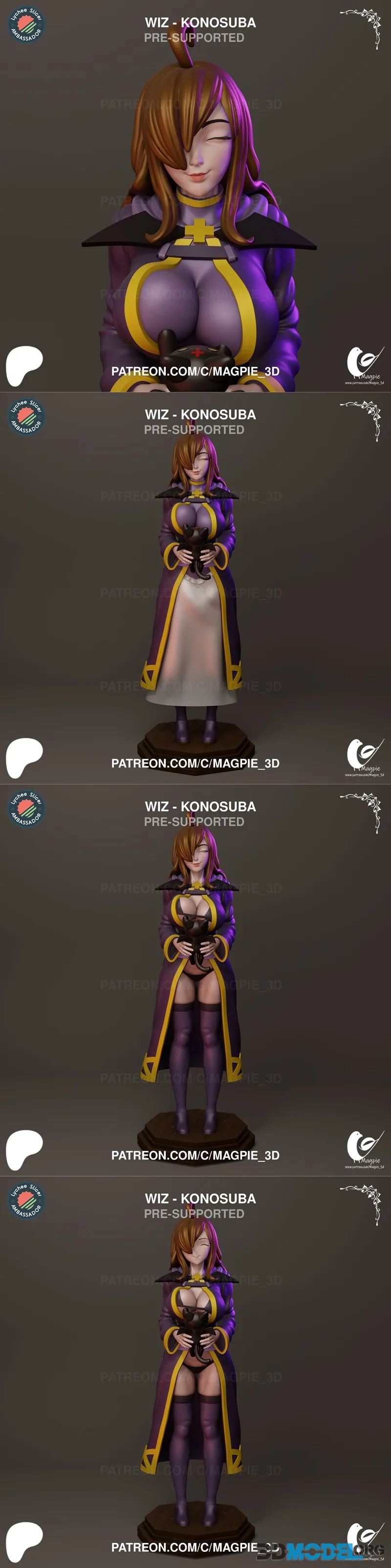 Magpie 3D - Konosuba - Wiz – Printable