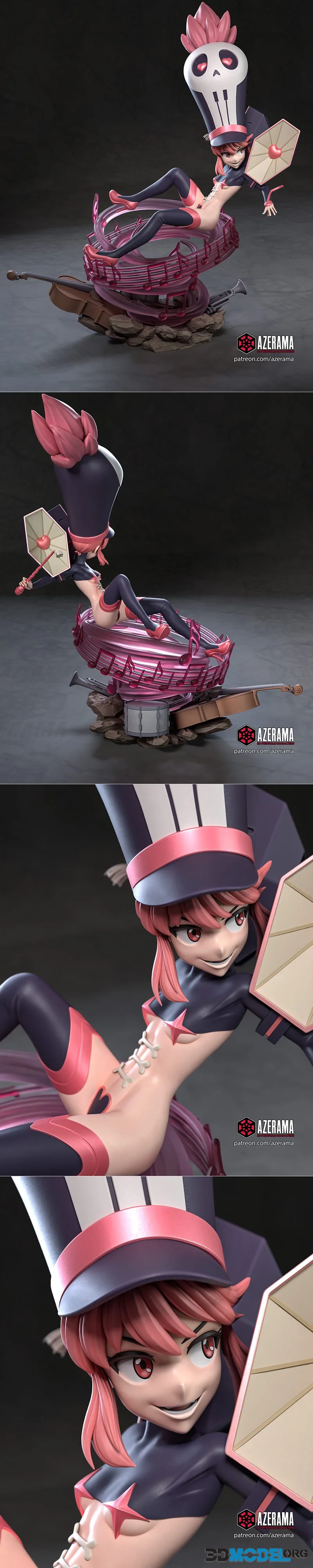Azerama - Kill la Kill - Nonon Jukuzure Symphony Regalia – Printable
