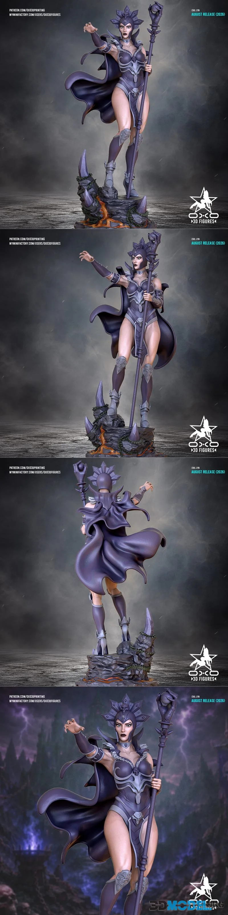 OXO3D Figures - Evil Lyn – Printable