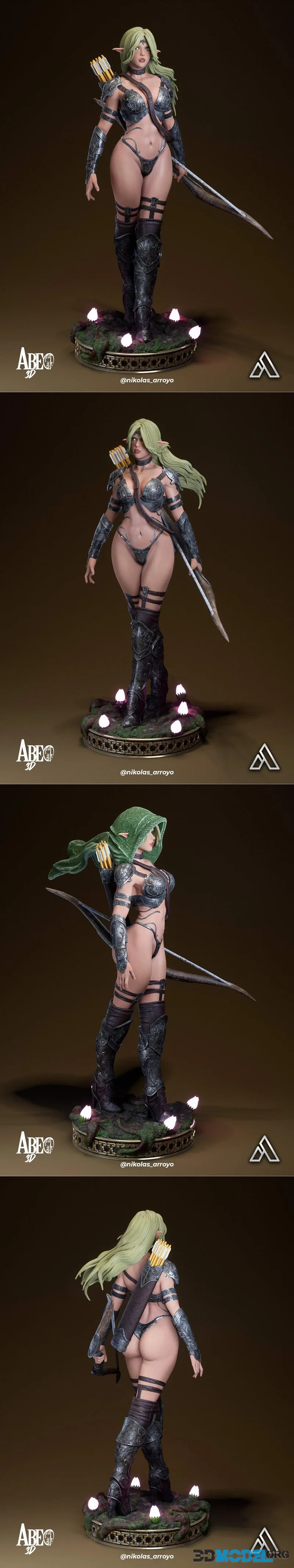 Abe3D - Elaria Shadowleaf – Printable