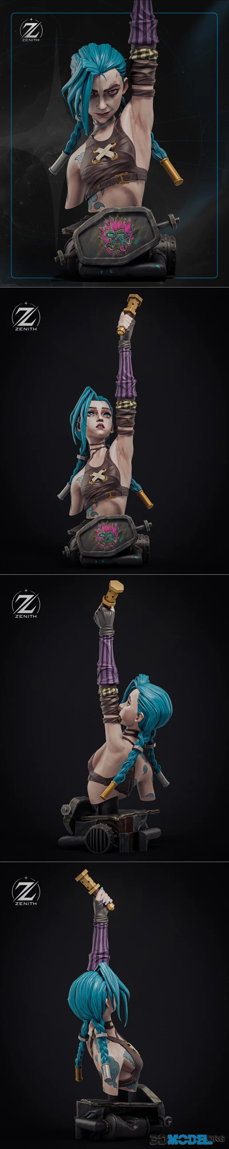Zenith Studios - Jinx Bust – Printable