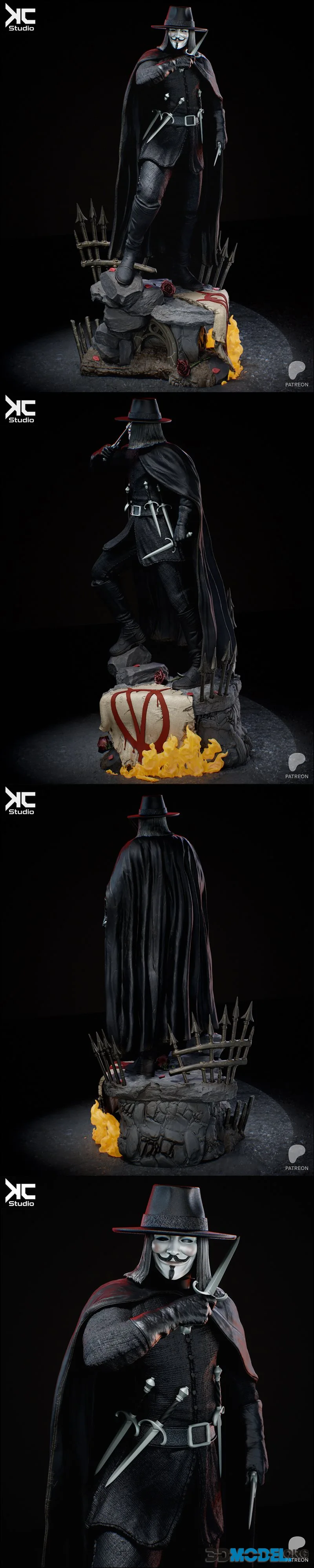 KcStudio - V For Vendetta – Printable