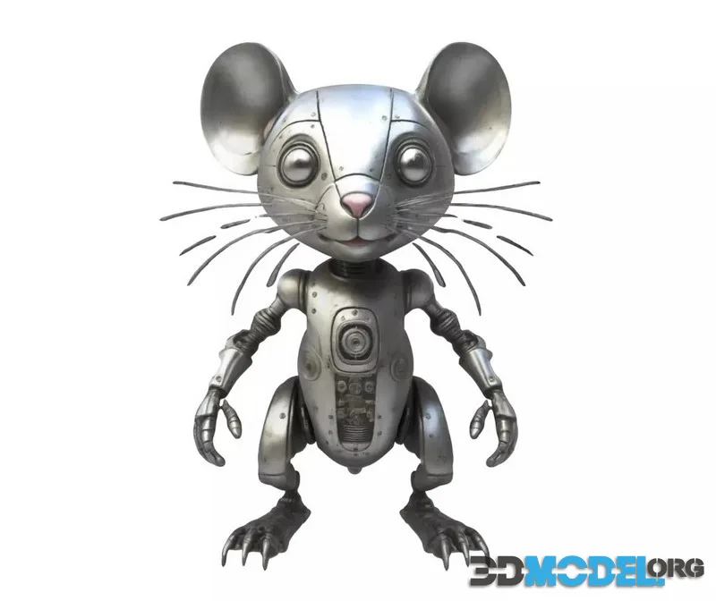 Cartoon iron rat