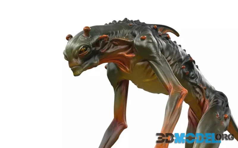 Draklin Stylized Alien Creature