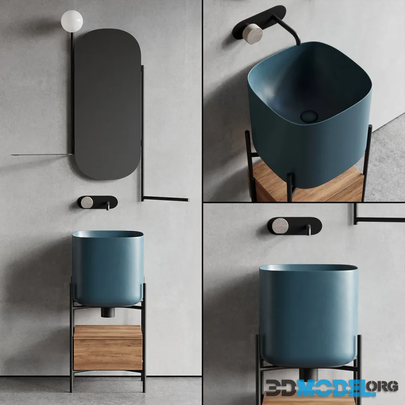 Scarabeo Ceramiche Diva Floor-standing Vanity Unit Set 2
