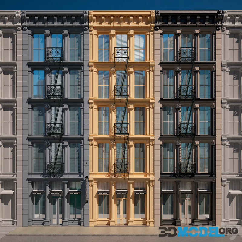 Soho- Reserve cast iron buildings