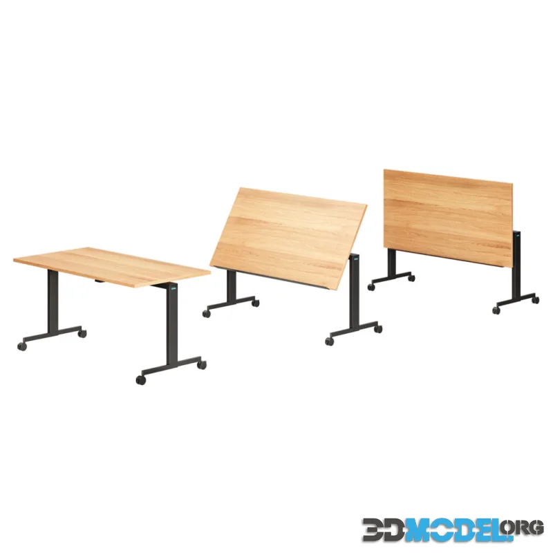 Tool Folding Table and Whiteboard by Sellex
