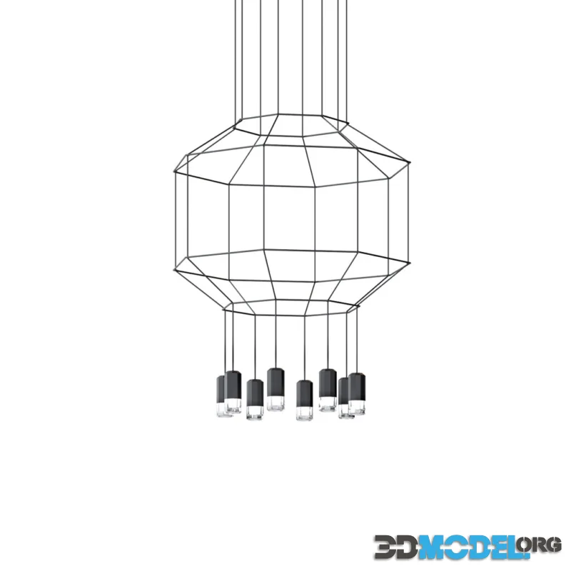 Wireflow 3D Lamps by Vibia