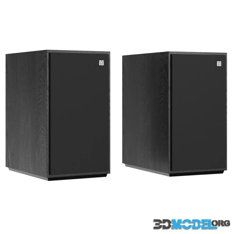 ZGB 401 Bookshelf Speaker Set Black Ash Grille by Unitra
