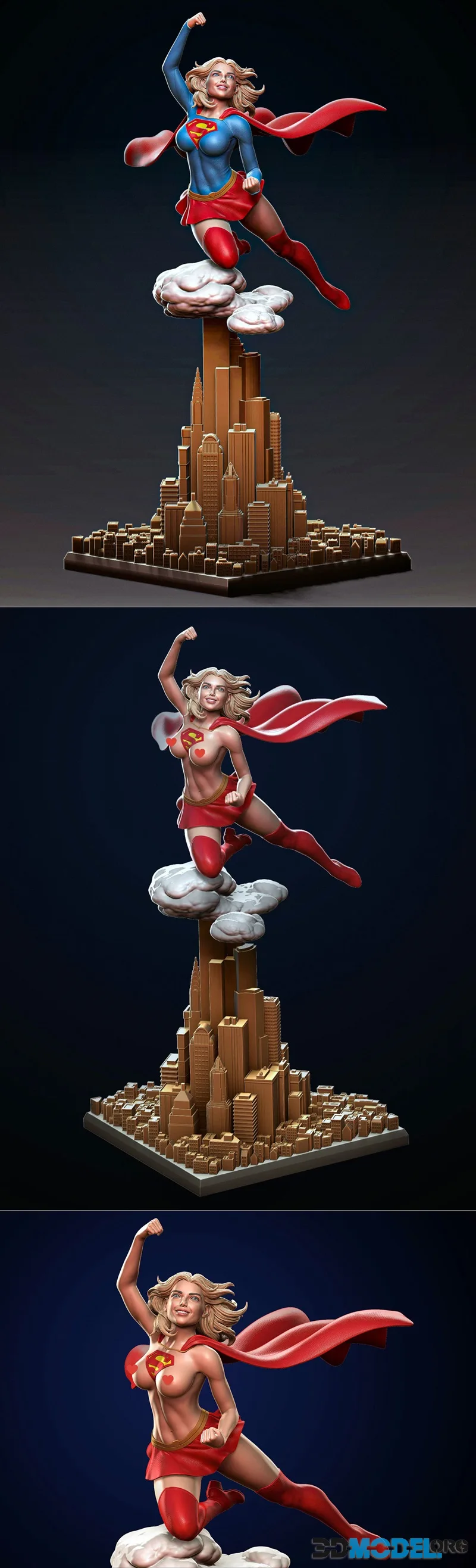 Stepanov Sculpts - Supergirl – Printable