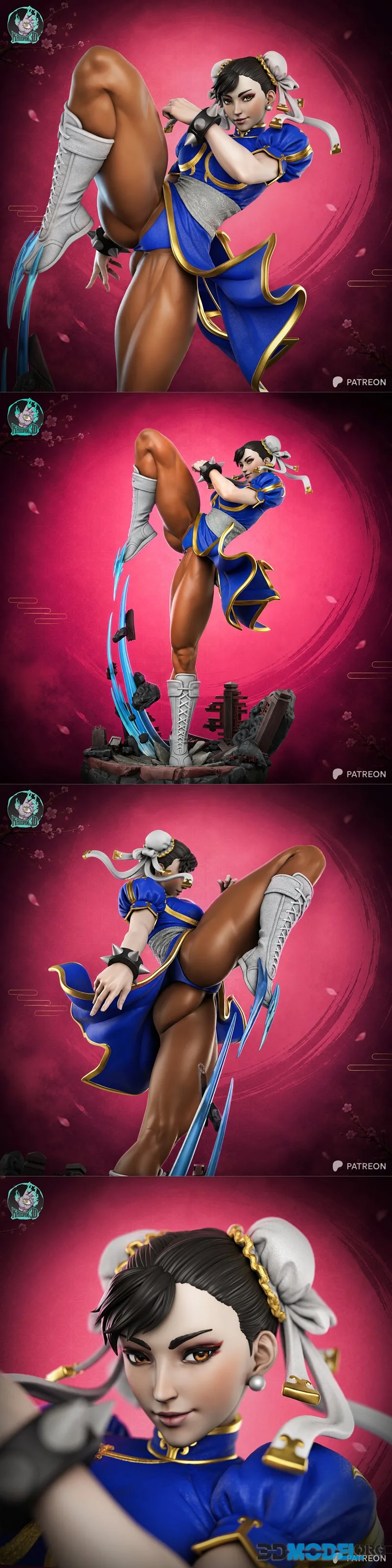 Kaidan 3D - Chun-Li – Printable