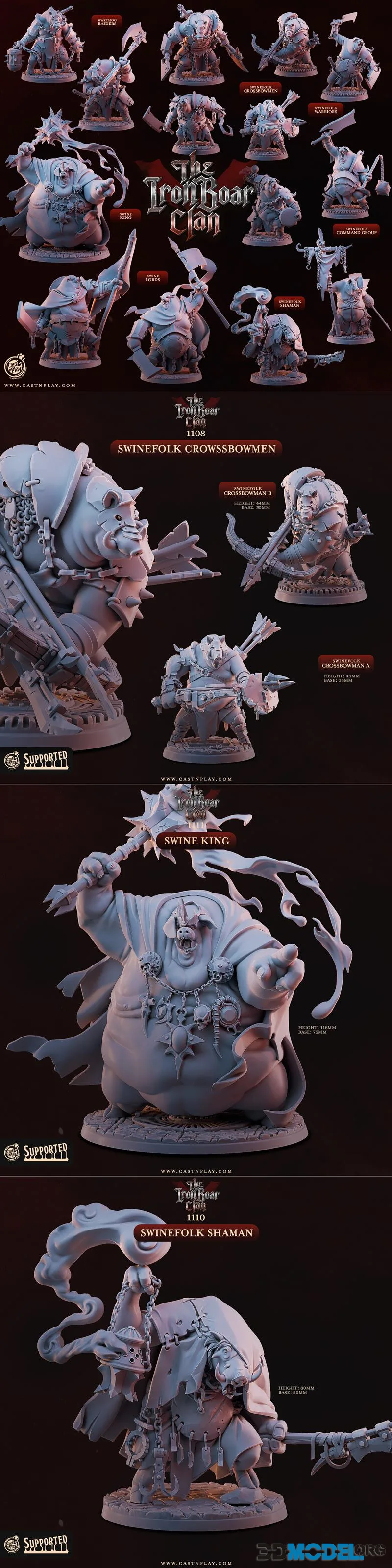Cast n Play - The Iron Boar Clan August 2026 – Printable