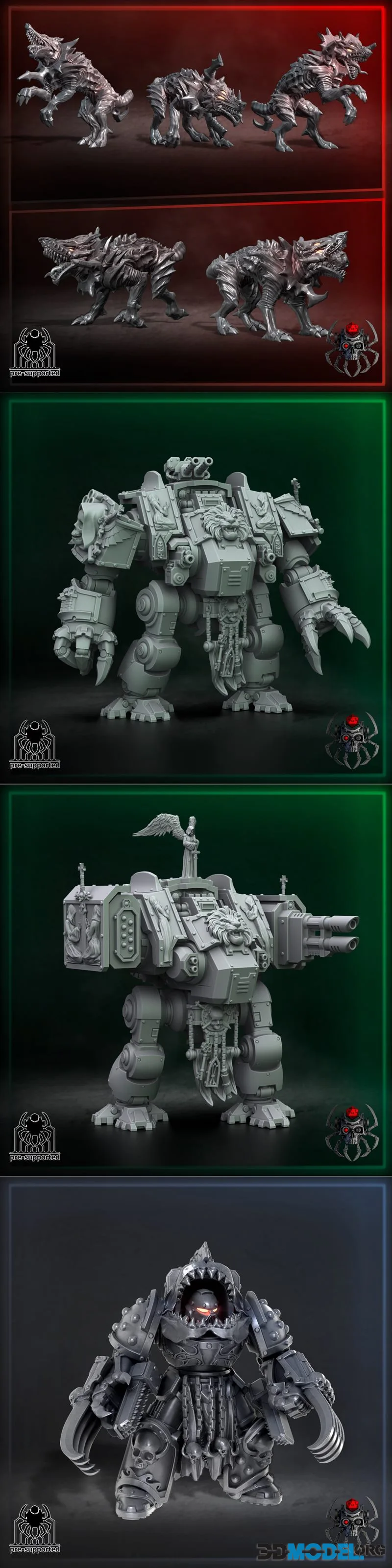 Eight Legs Miniatures April 2026 – Printable