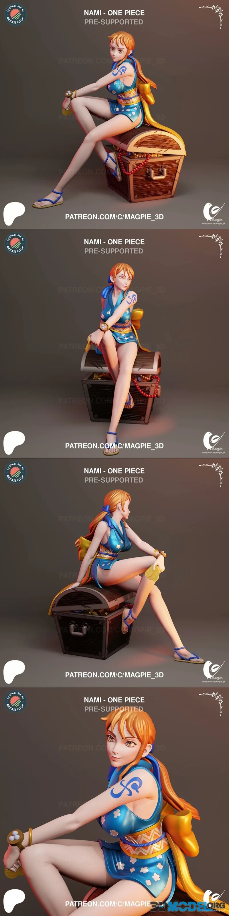 Magpie 3D - One Piece - Nami – Printable