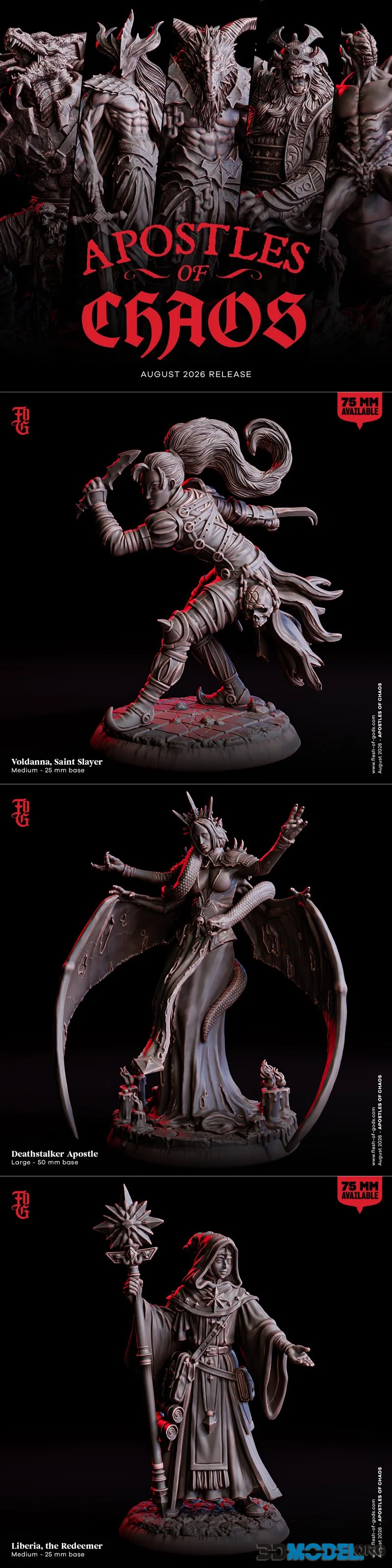 Flesh of Gods - Apostles of Chaos August 2026 – Printable