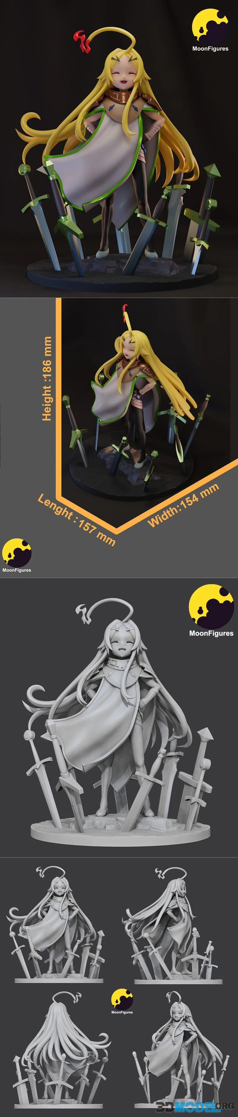 MoonFigures - Sentenced to Be a Hero - Teoritta – Printable