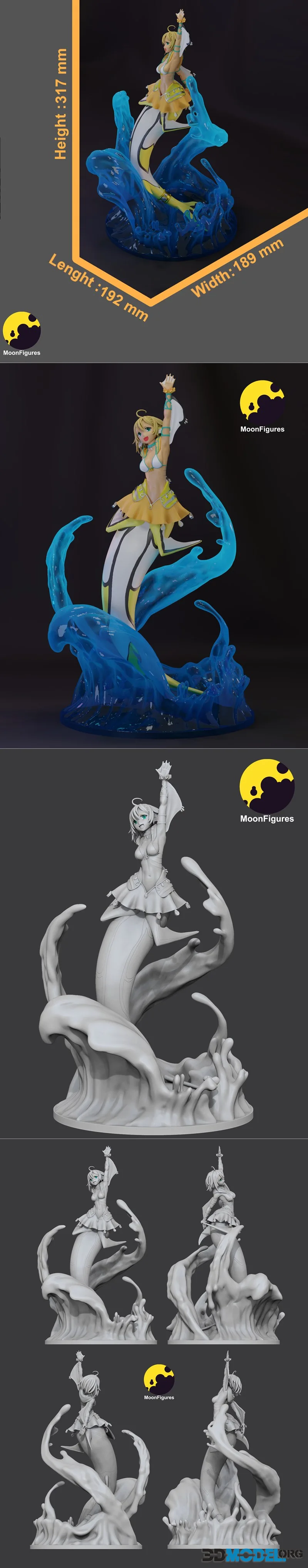 MoonFigures - Monster Girl Doctor - Lulala Heine – Printable