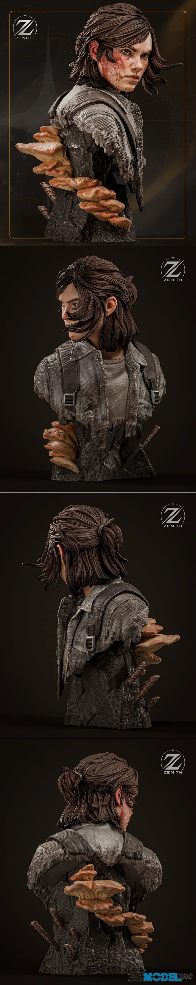 Zenith Studios - Ellie Williams Bust – Printable