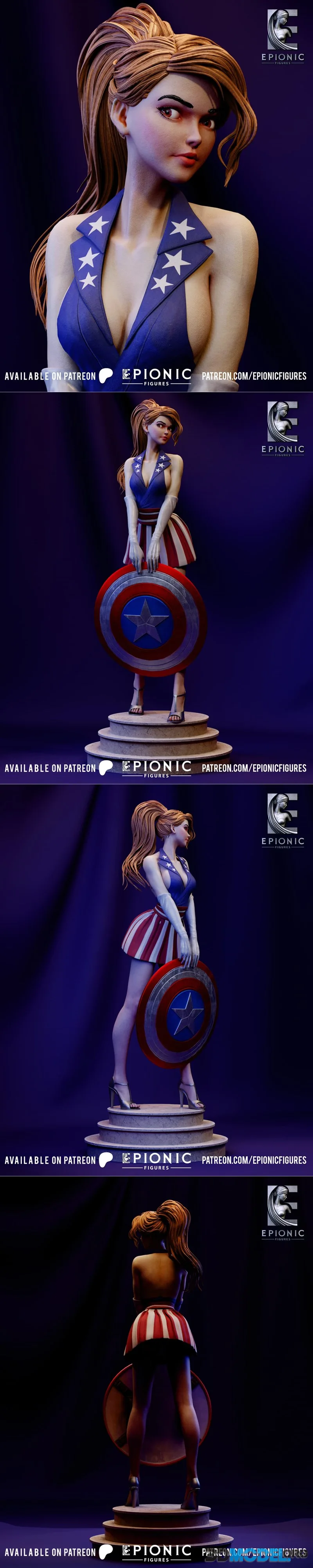 Epionic Figures - Captain America – Printable
