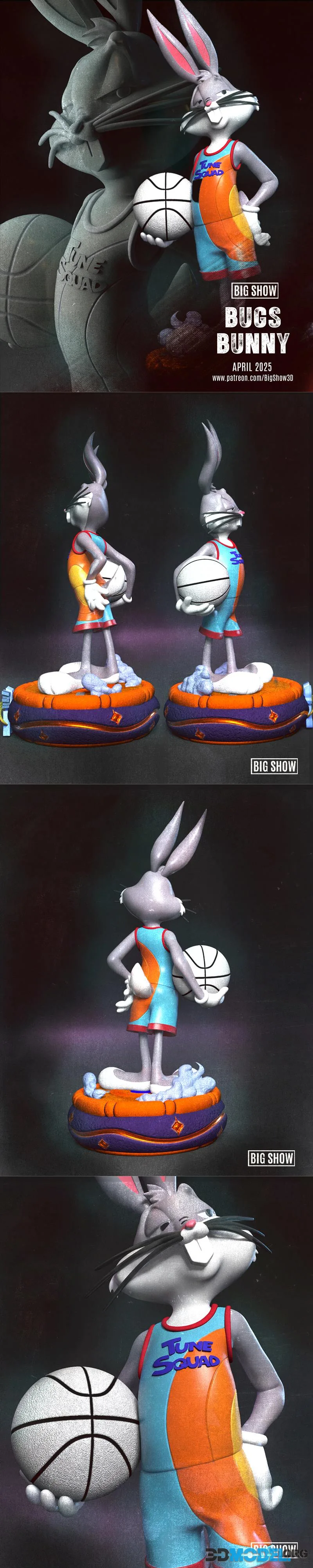 Big Show - Bugs Bunny Sculpture – Printable