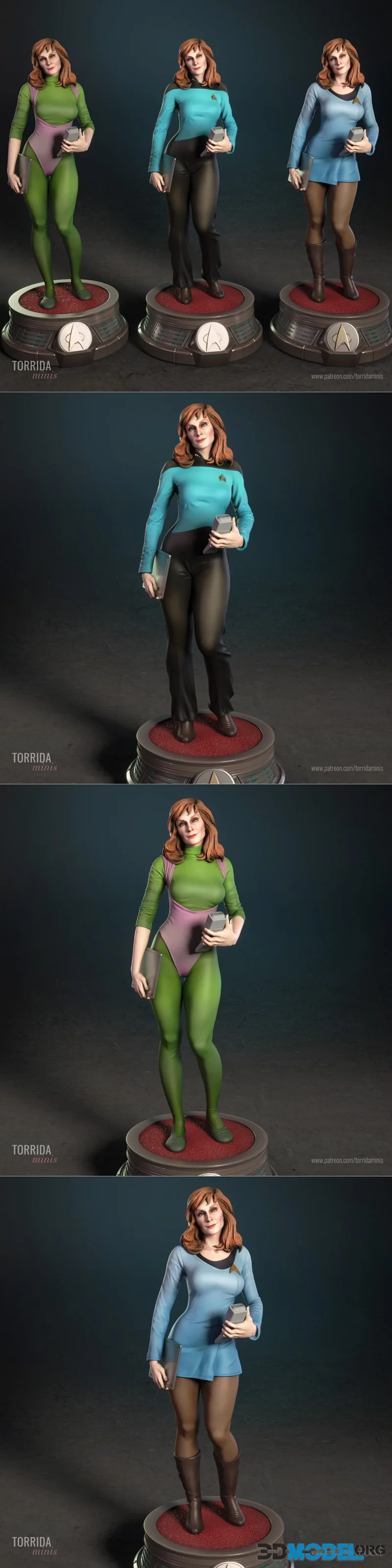 Torrida Minis - Beverly Crusher from Star Trek TNG – Printable