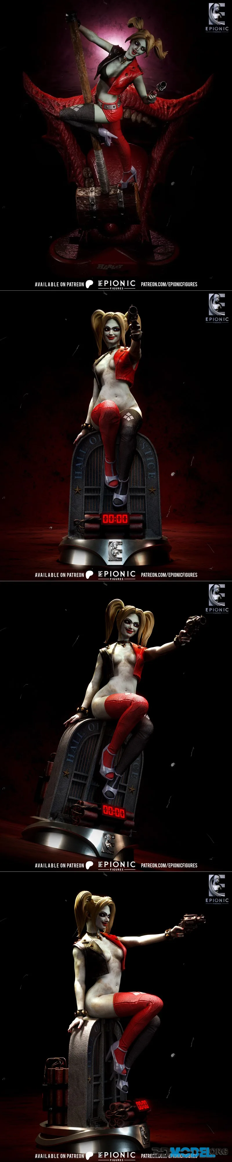 Epionic Figures - Harley Quinn – Printable