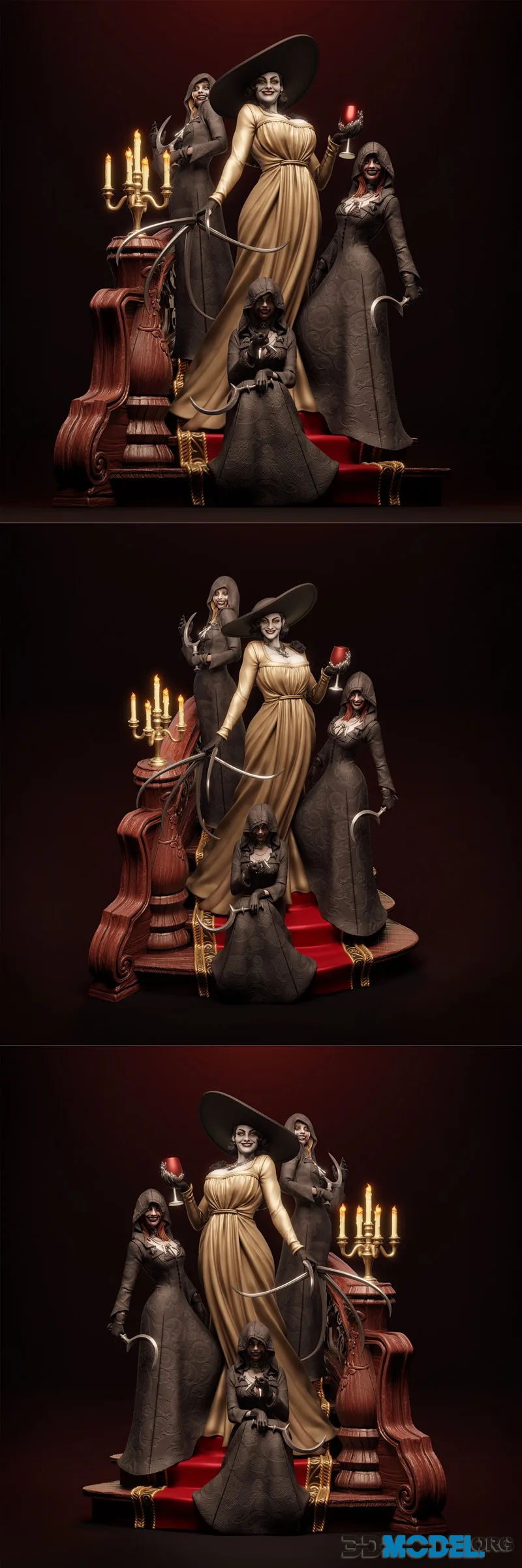 CA 3D Studios - Lady Dimitrescu – Printable