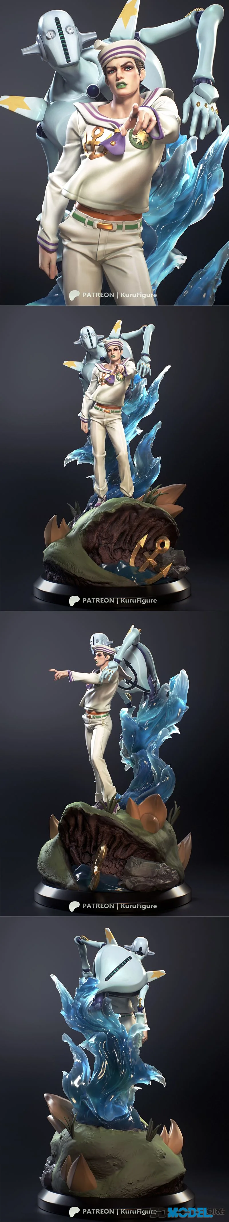 Kuru Figure - Josuke Higashikata – Printable