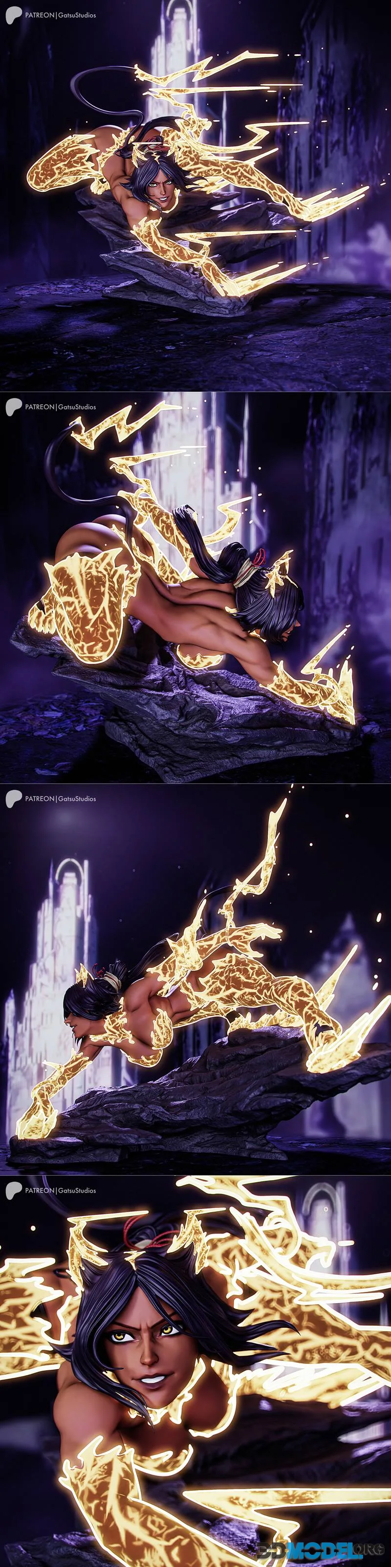Gatsu Studios - Bleach - Yoruichi – Printable