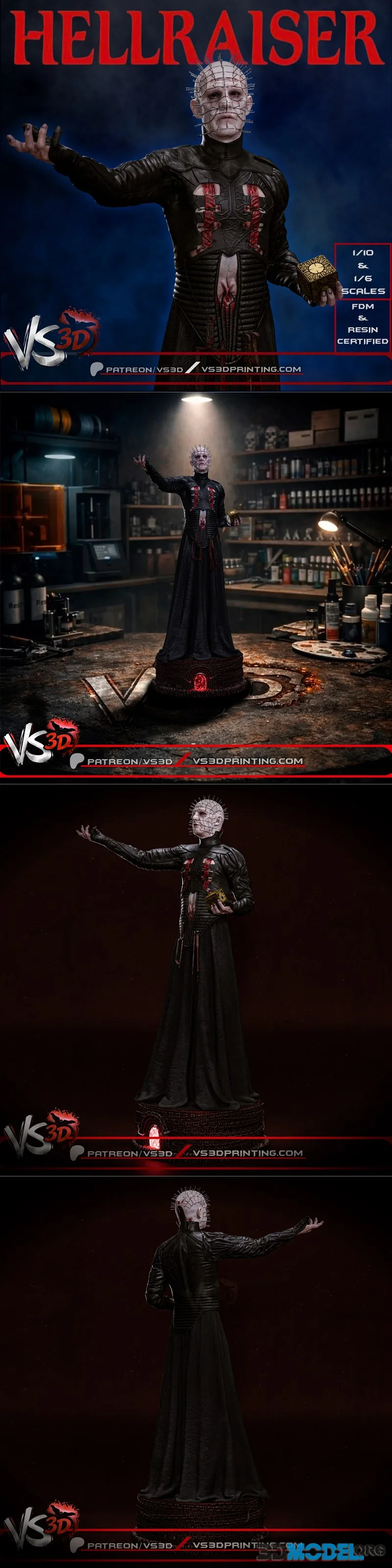 VS3D - Pinhead - Hellraiser – Printable