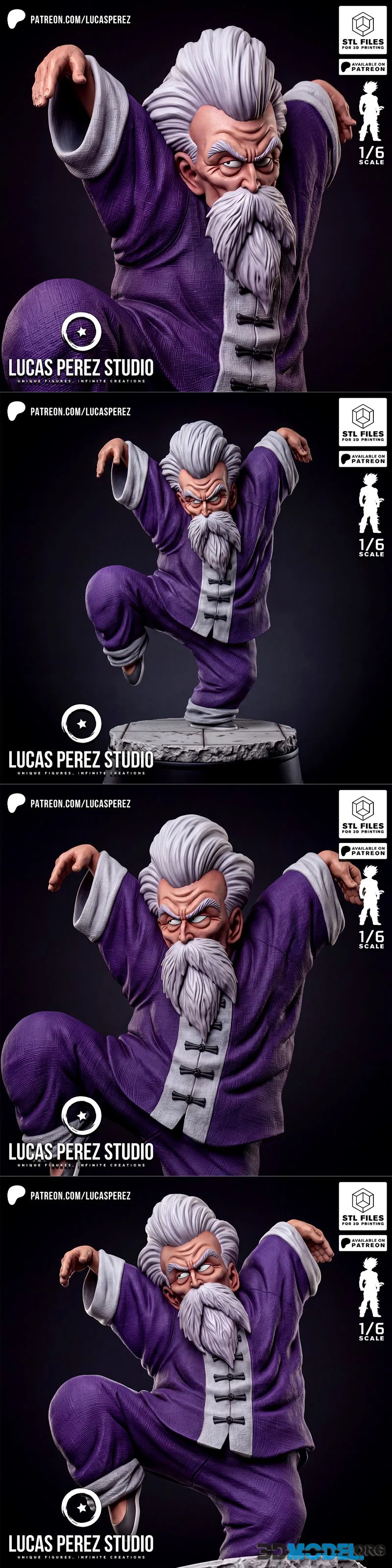 Lucas Perez - Jackie Chun - Dragon Ball – Printable