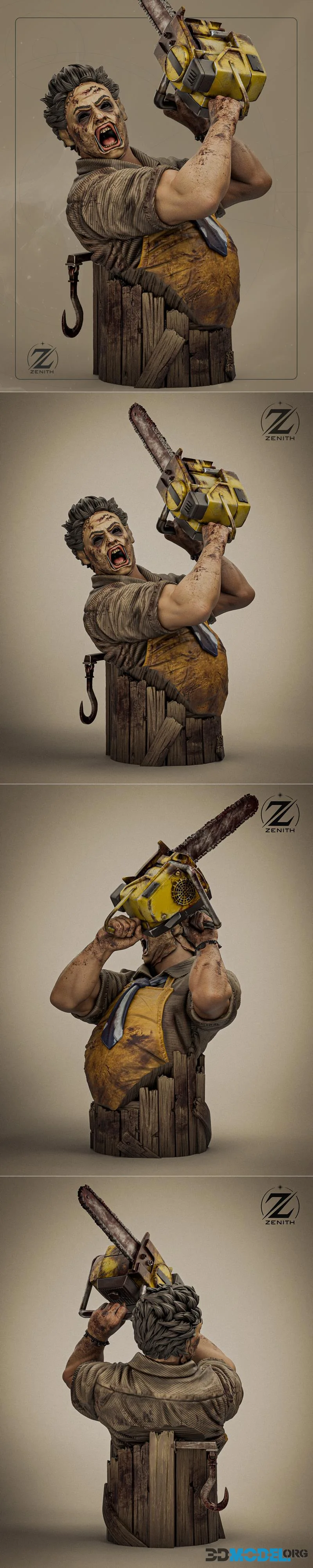 Zenith Studios - Leatherface Bust – Printable