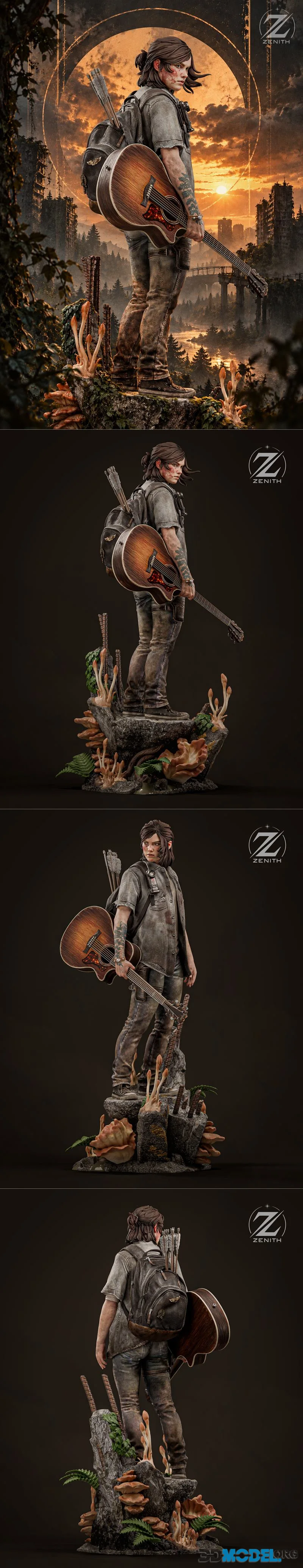Zenith Studios - Ellie Williams Statue – Printable