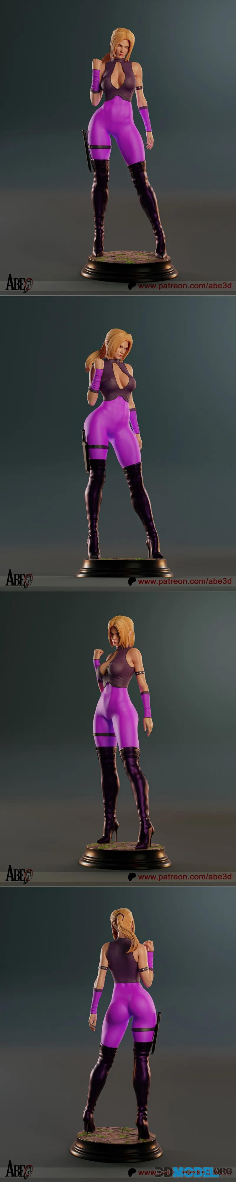 Abe3D - Nina Williams – Printable