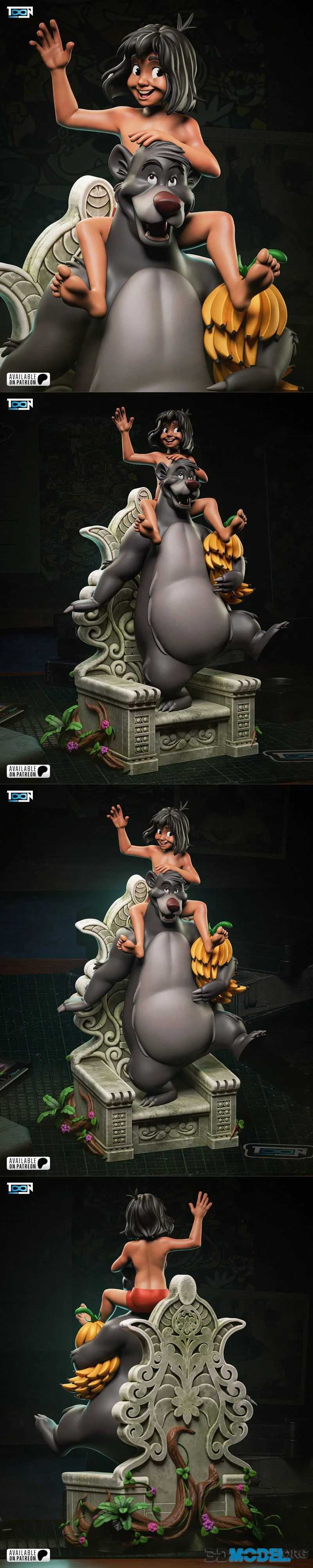 Toon Studios - Mogli and Baloo – Printable