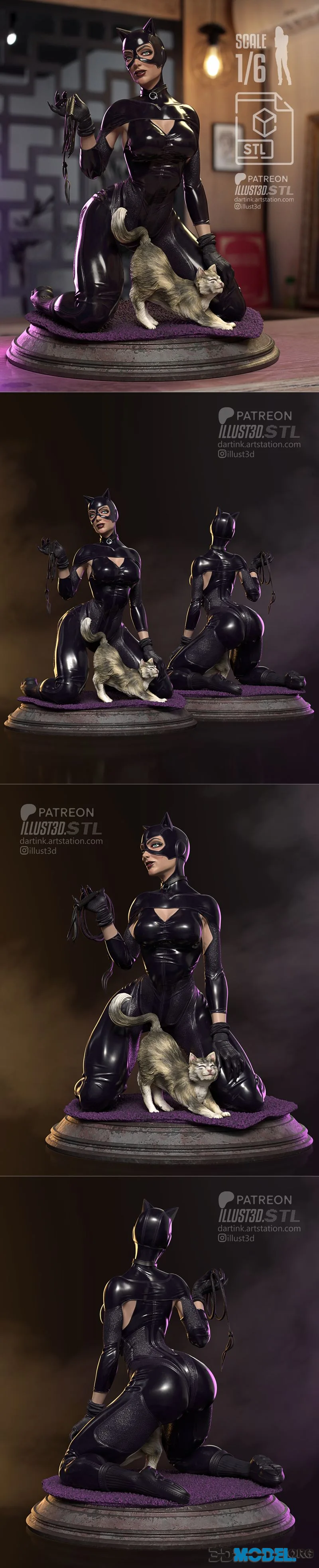 illust3d - Catwoman – Printable