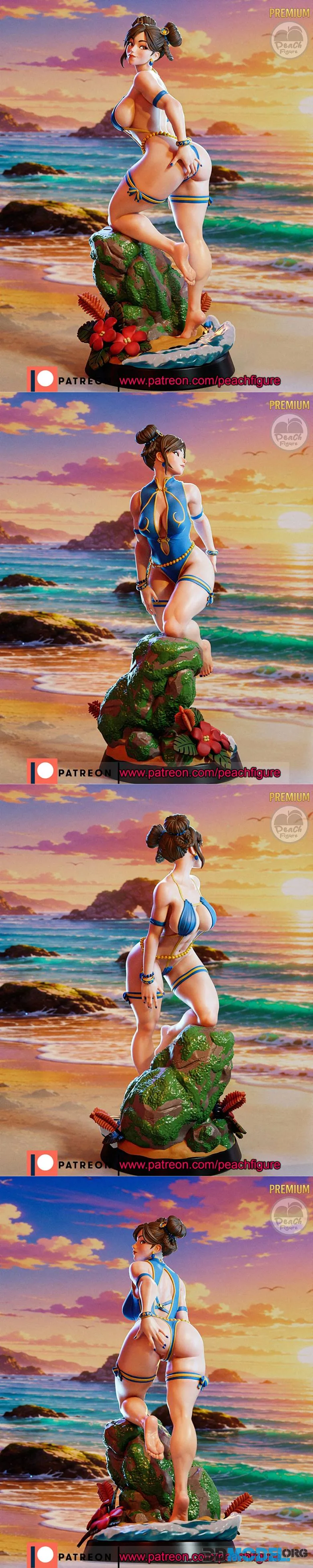 Peach Figure - Chun Li – Printable