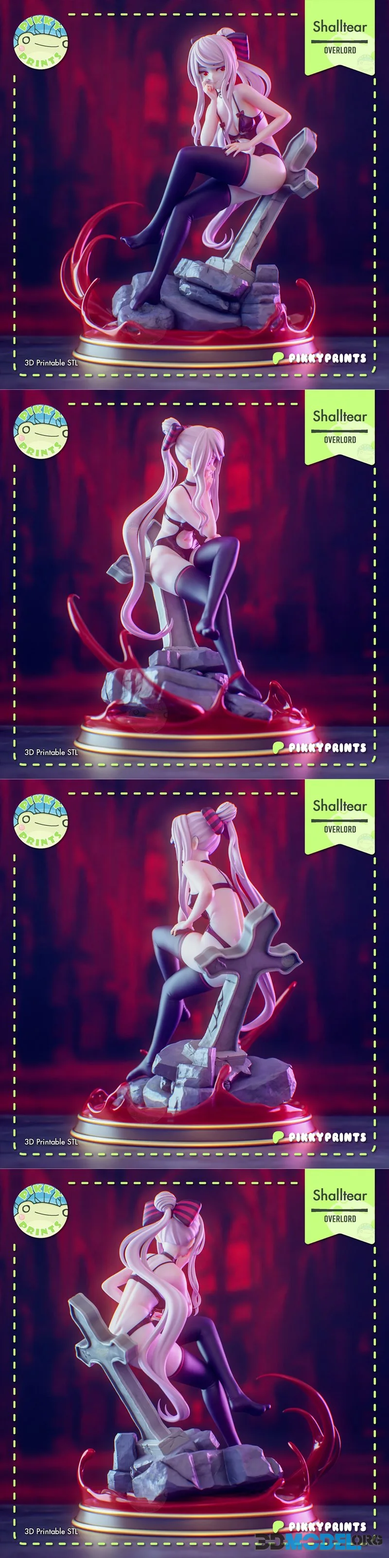 Pikky Prints - Overlord - Shalltear Bloodfallen – Printable