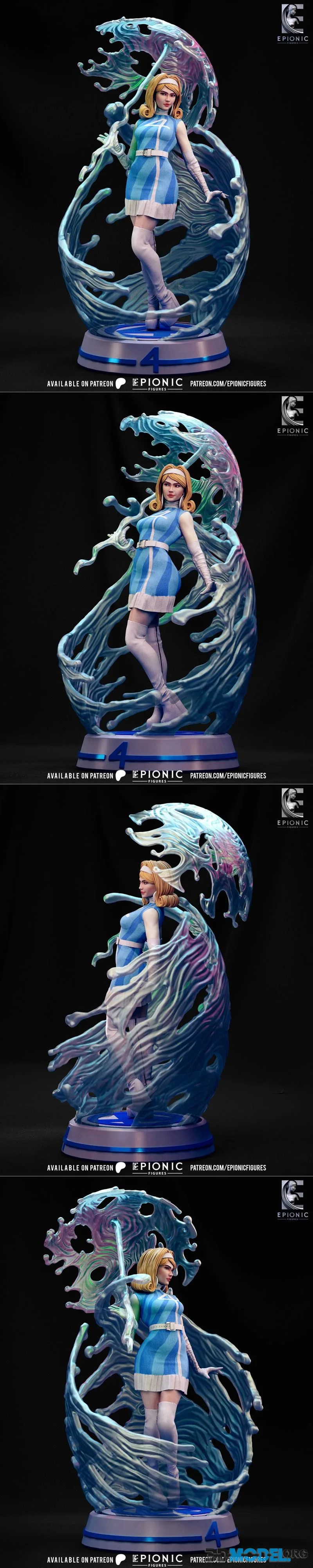 Epionic Figures - Invisible Woman – Printable