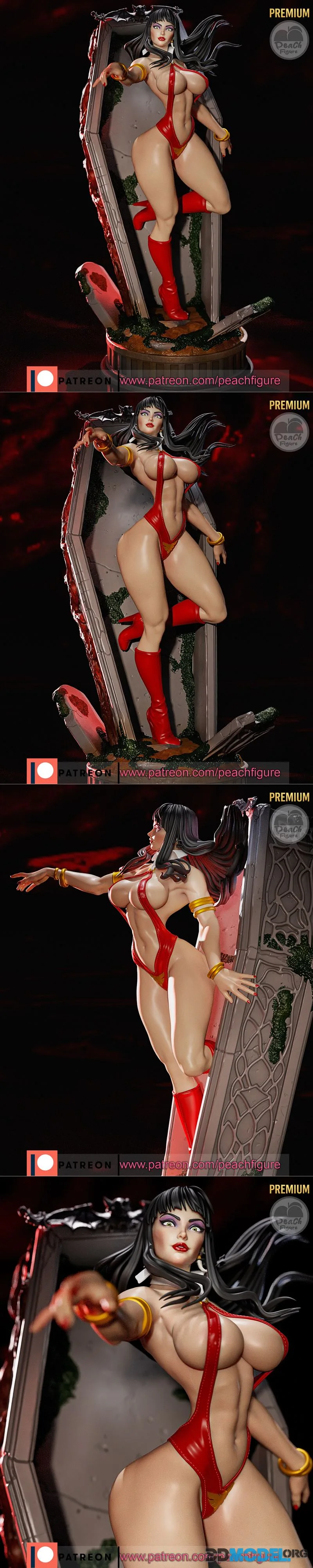 Peach Figure - Vampirella – Printable