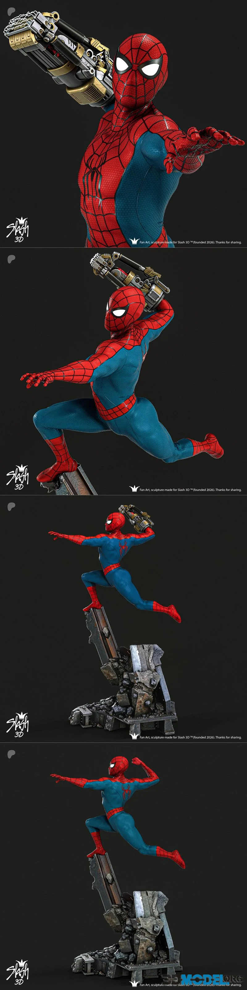 Slash 3D - Spiderman – Printable