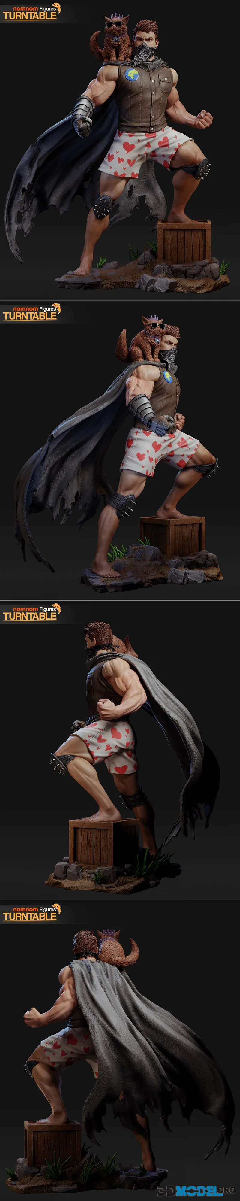 Nomnom Figures - Carl - Dungeon Crawler Carl – Printable